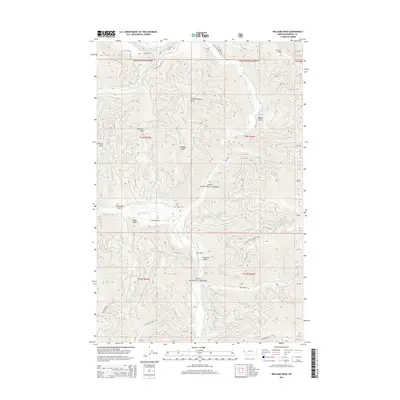2014 Map of Williams Peak, 2014 Print