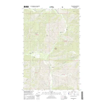2017 Map of Williams Peak, 2017 Print