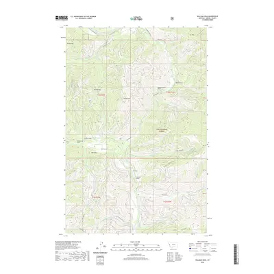 2020 Map of Williams Peak, 2020 Print