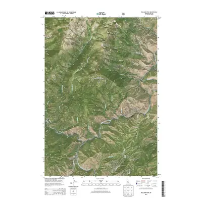 2013 Map of Williams Peak, 2013 Print
