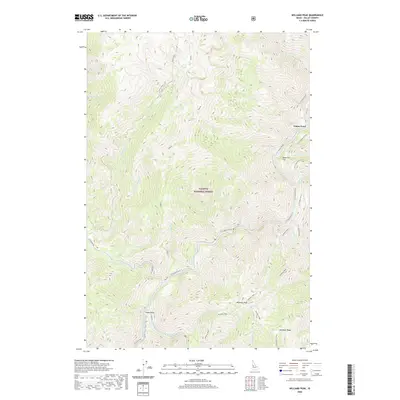 2020 Map of Williams Peak, 2020 Print