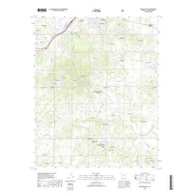 2018 Map of Williams South, 2018 Print