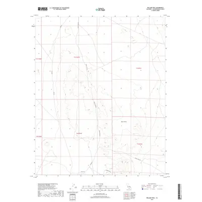 2018 Map of Williams Well, 2018 Print