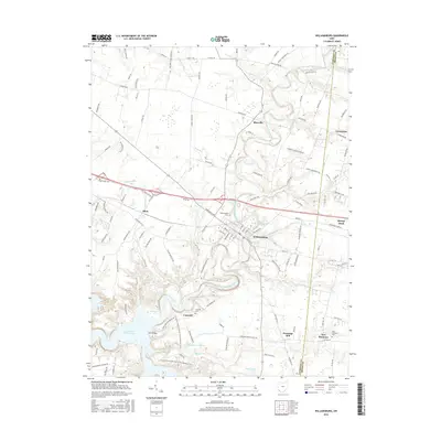 2016 Map of Williamsburg, 2016 Print