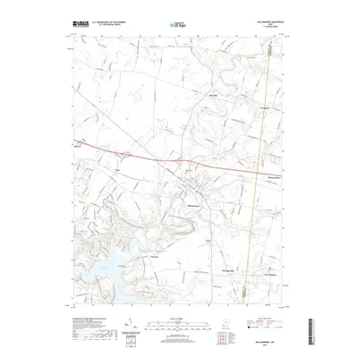 2019 Map of Williamsburg, 2019 Print