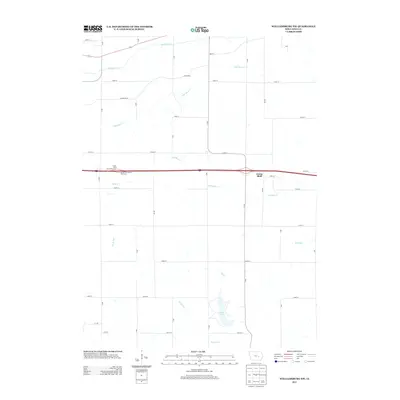 2013 Map of Williamsburg NW, 2013 Print