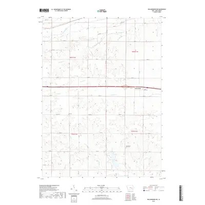 2018 Map of Williamsburg NW, 2018 Print