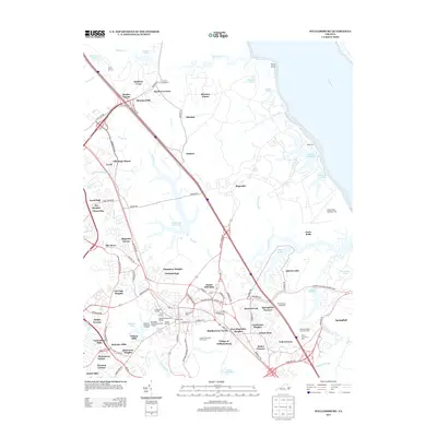 2013 Map of Williamsburg, 2013 Print