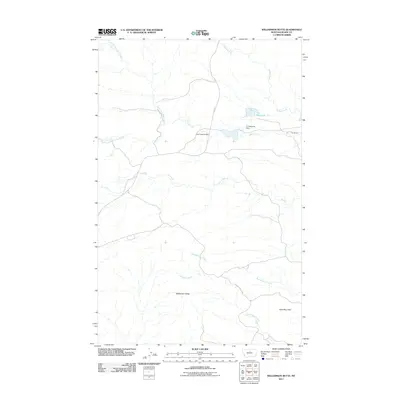 2011 Map of Williamson Butte, 2011 Print