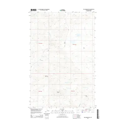 2014 Map of Williamson Butte, 2014 Print