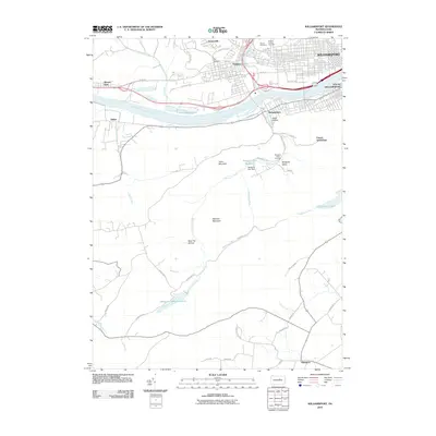 2010 Map of Williamsport, 2010 Print