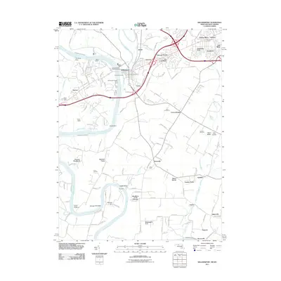 2011 Map of Williamsport, 2011 Print