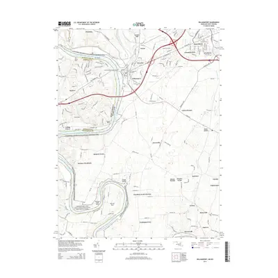2014 Map of Williamsport, 2014 Print