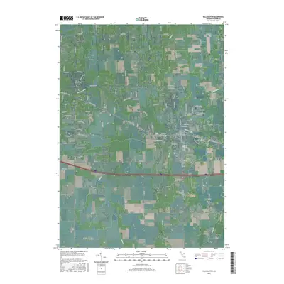 2017 Map of Williamston, 2017 Print