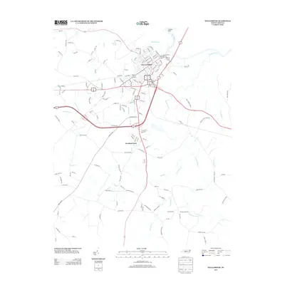 2013 Map of Williamston, 2013 Print