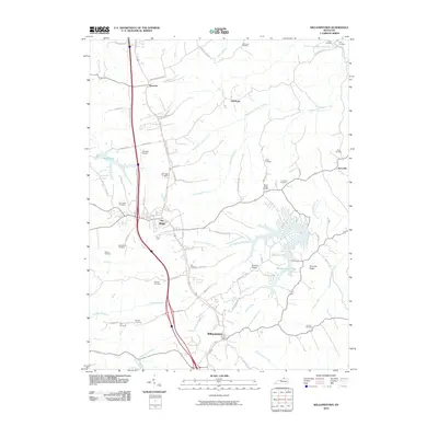 2010 Map of Williamstown, 2010 Print