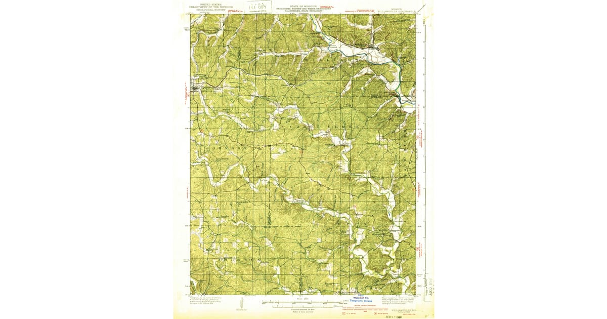 1940s Maps of Budapest, MO | Pastmaps