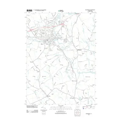2012 Map of Willimantic, 2012 Print
