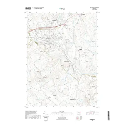 2018 Map of Willimantic, 2018 Print