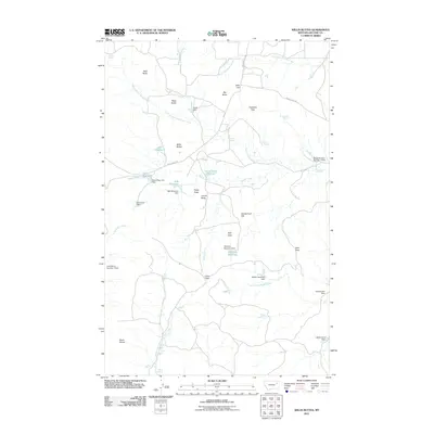 2011 Map of Willis Buttes, 2011 Print