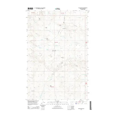 2014 Map of Willis Buttes, 2014 Print