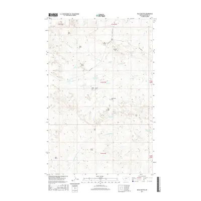 2017 Map of Willis Buttes, 2017 Print