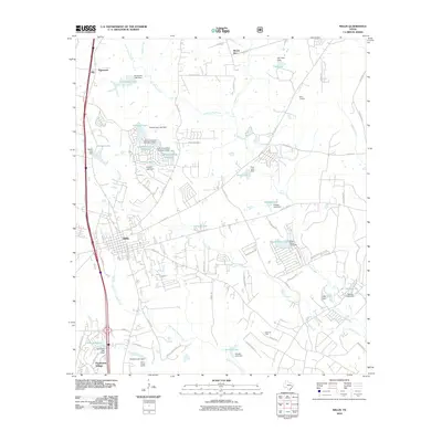 2010 Map of Willis, 2010 Print