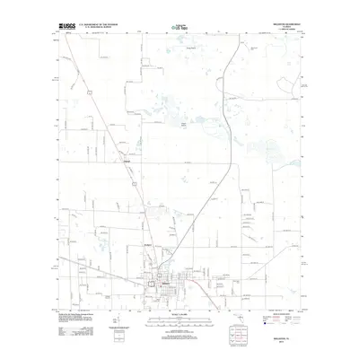 2012 Map of Williston, 2012 Print