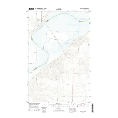 2014 Map of Williston SW, 2014 Print