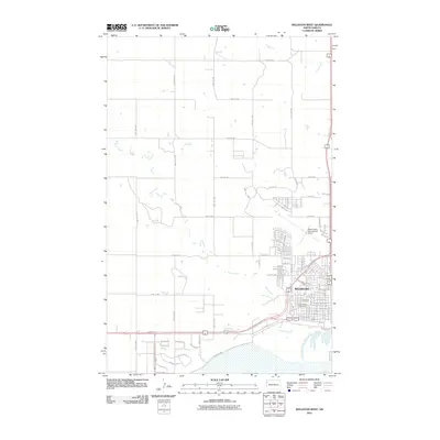2011 Map of Williston West, 2011 Print