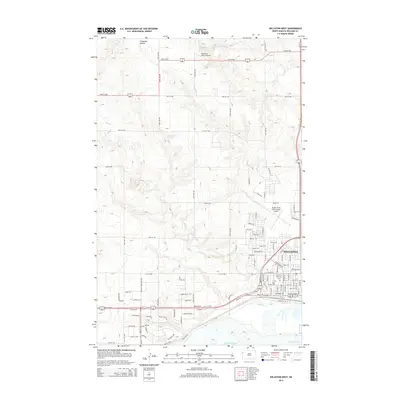 2014 Map of Williston West, 2014 Print