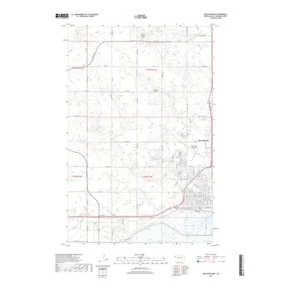 2017 Map of Williston West, 2017 Print