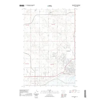 2020 Map of Williston West, 2020 Print
