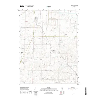 2018 Map of Willisville, 2018 Print