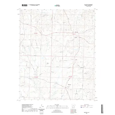 2020 Map of Willisville, 2020 Print
