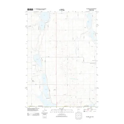 2013 Map of Willmert Lake, 2013 Print