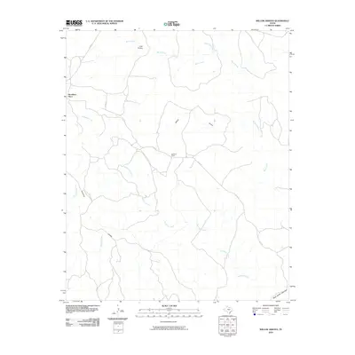 2010 Map of Willow Arroyo, 2010 Print