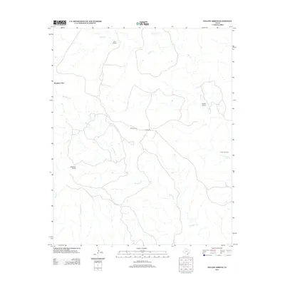 2012 Map of Willow Arroyo, 2012 Print