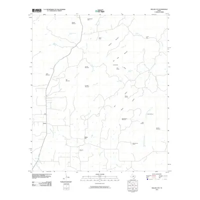2010 Map of Willow City, 2010 Print