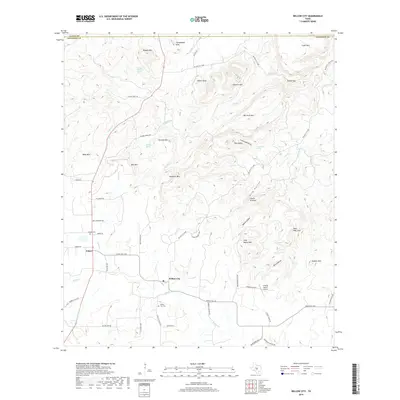 2019 Map of Willow City, 2019 Print
