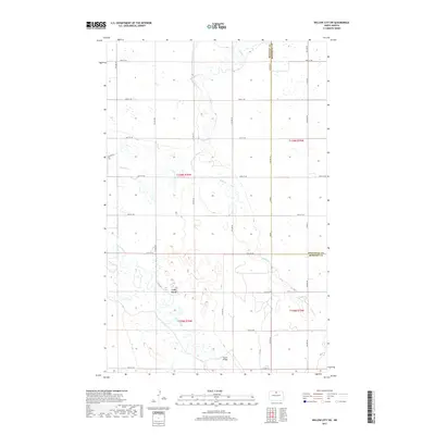 2017 Map of Willow City SW, 2017 Print