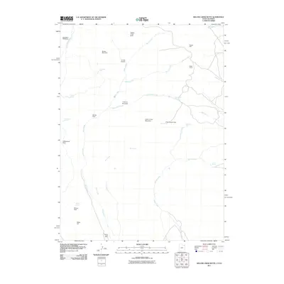 2011 Map of Willow Creek Butte, 2011 Print