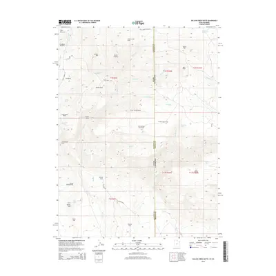 2014 Map of Willow Creek Butte, 2014 Print