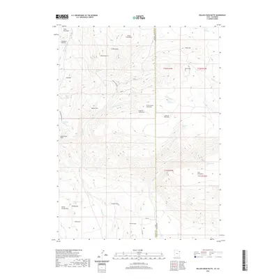2020 Map of Willow Creek Butte, 2020 Print
