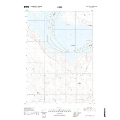 2017 Map of Willow Creek Butte, 2017 Print