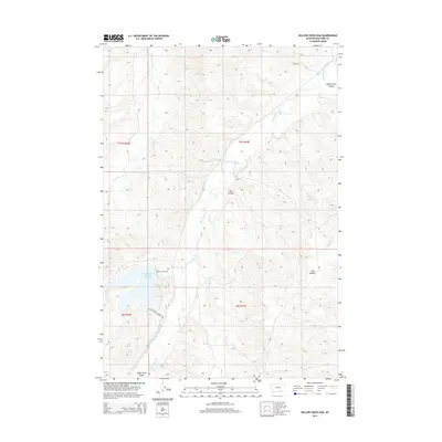 2014 Map of Willow Creek Dam, 2014 Print