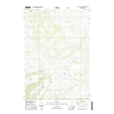 2017 Map of Willow Creek Dam SW, 2017 Print