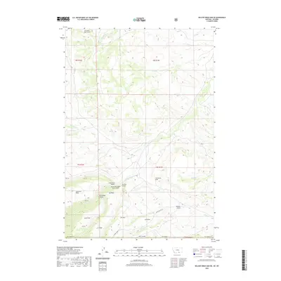 2020 Map of Willow Creek Dam SW, 2020 Print
