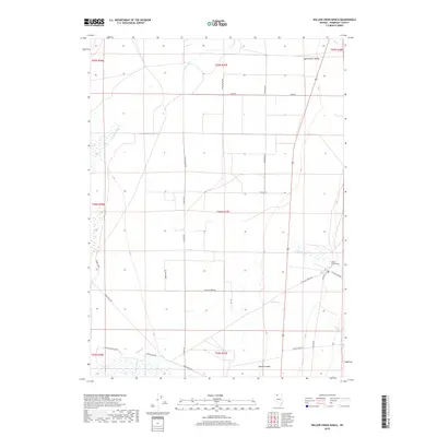 2018 Map of Willow Creek Ranch, 2018 Print