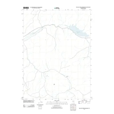2012 Map of Willow Creek Reservoir, 2012 Print
